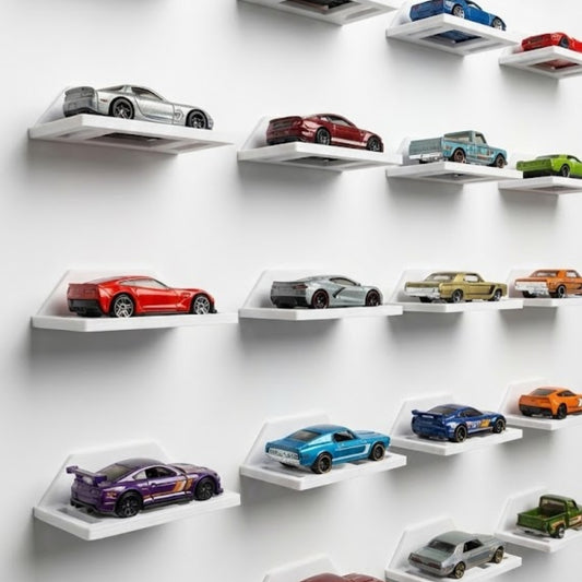 Hot Wheels Wall-Mount Display Stand - 1:64 Scale