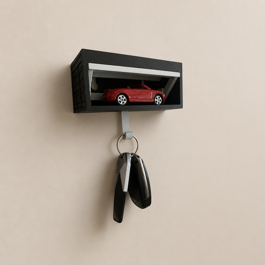 Garage Keychain Holder for DieCast Collectors | 3D Printed Wall Organizer
