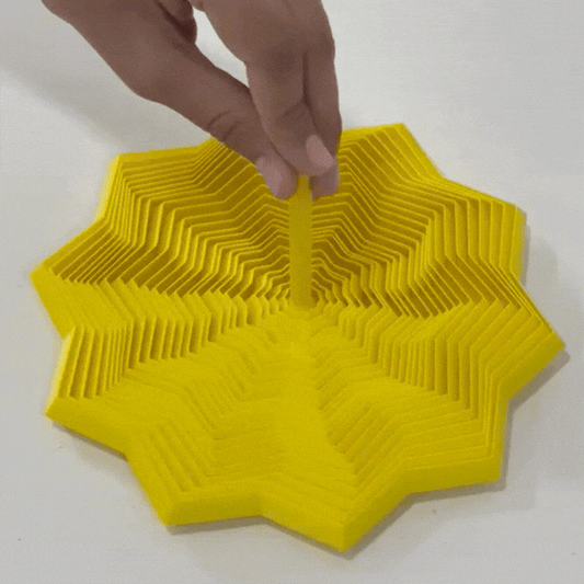 3D Printed Flexi Hex ASMR Oddly Satisfying Fidget