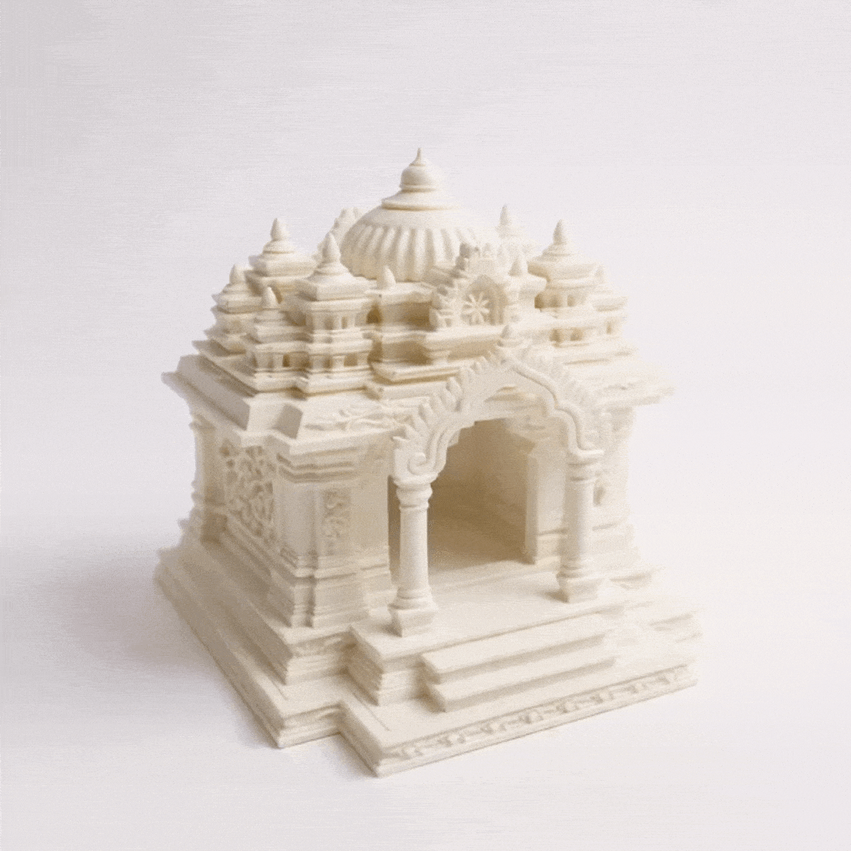 Shantam Griha Mandir - Elegant 3D Printed Home Temple