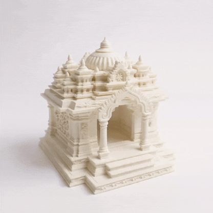 Shantam Griha Mandir - Elegant 3D Printed Home Temple
