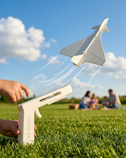3D Printed Launcher and Glider Toy (2 Gliders)
