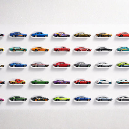 Hot Wheels Wall-Mount 3D Printed Display Stand - 1:64 Scale
