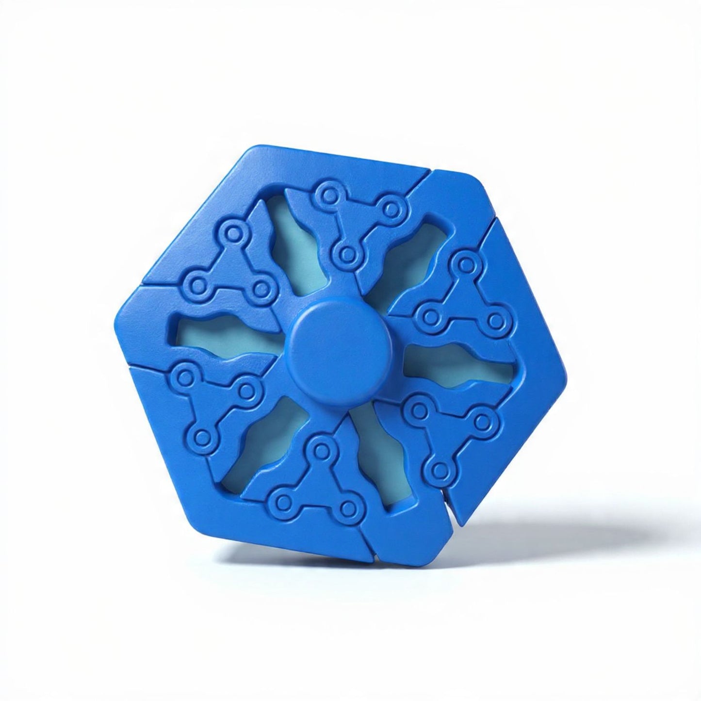 3D Printed Hexa Spin Fidget Stress Relief Toy