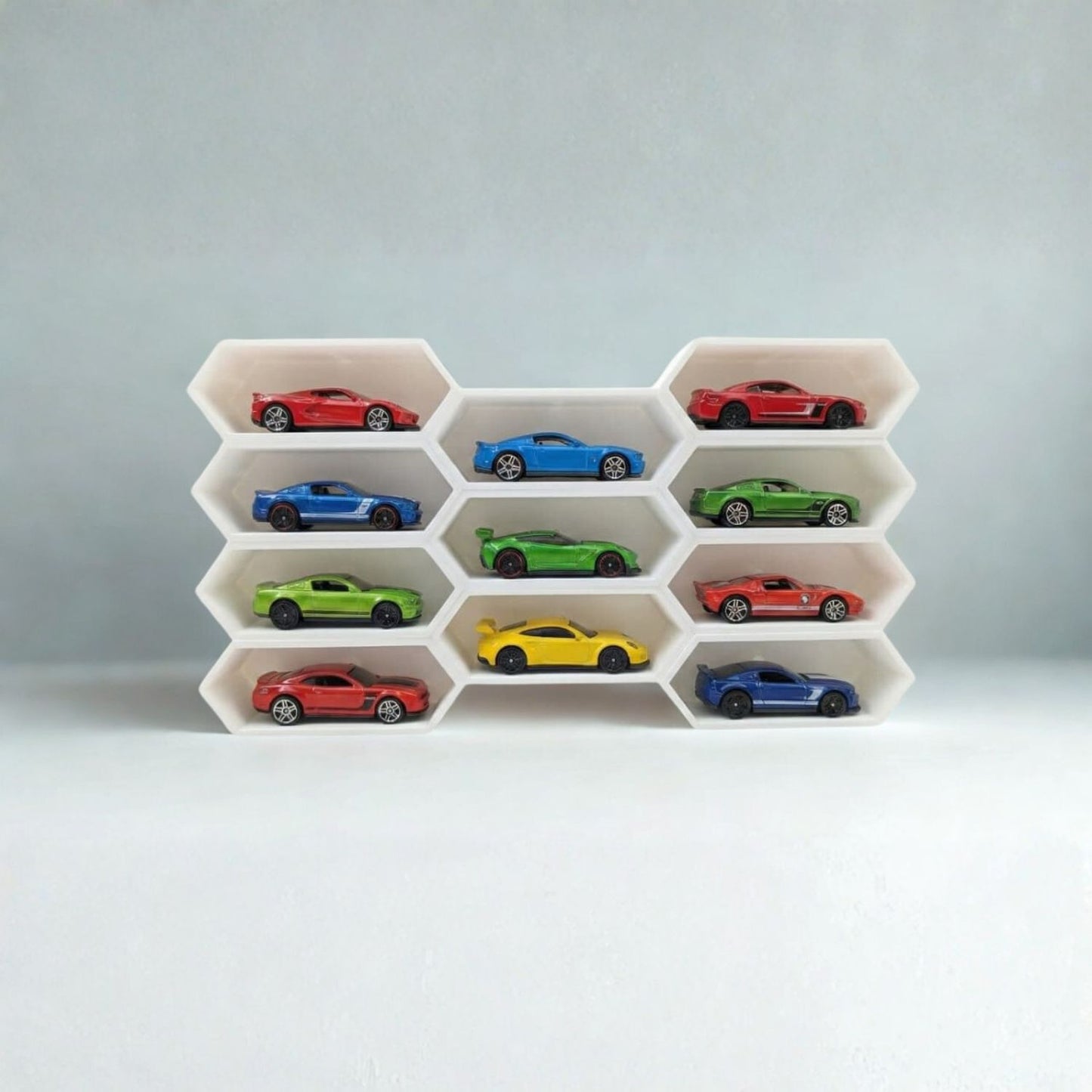 3D Printed Hot Wheels Honeycomb Stackable Organizer