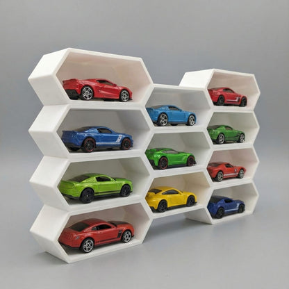 3D Printed Hot Wheels Honeycomb Stackable Organizer