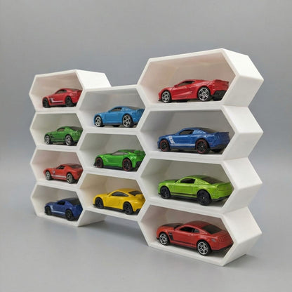3D Printed Hot Wheels Honeycomb Stackable Organizer