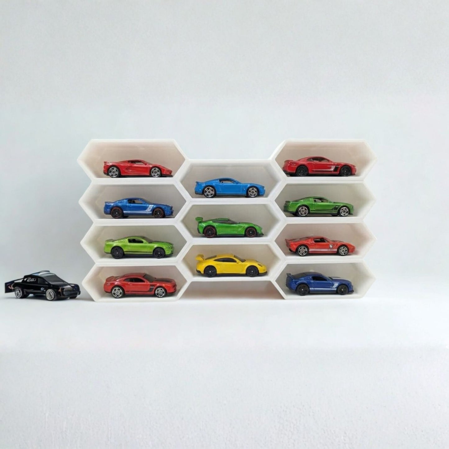 3D Printed Hot Wheels Honeycomb Stackable Organizer