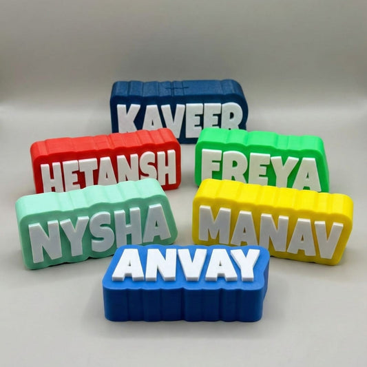 3D Printed Personalize  Piggy Banks