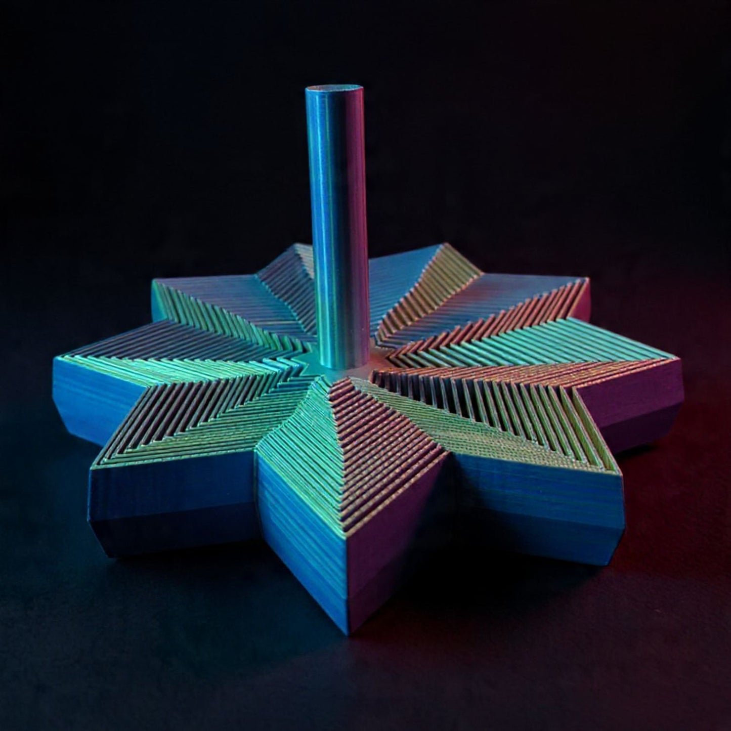 3D Printed Silk XXL 10-Point Star ASMR Sensory Fidget