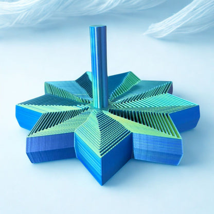 3D Printed Silk XXL 10-Point Star ASMR Sensory Fidget