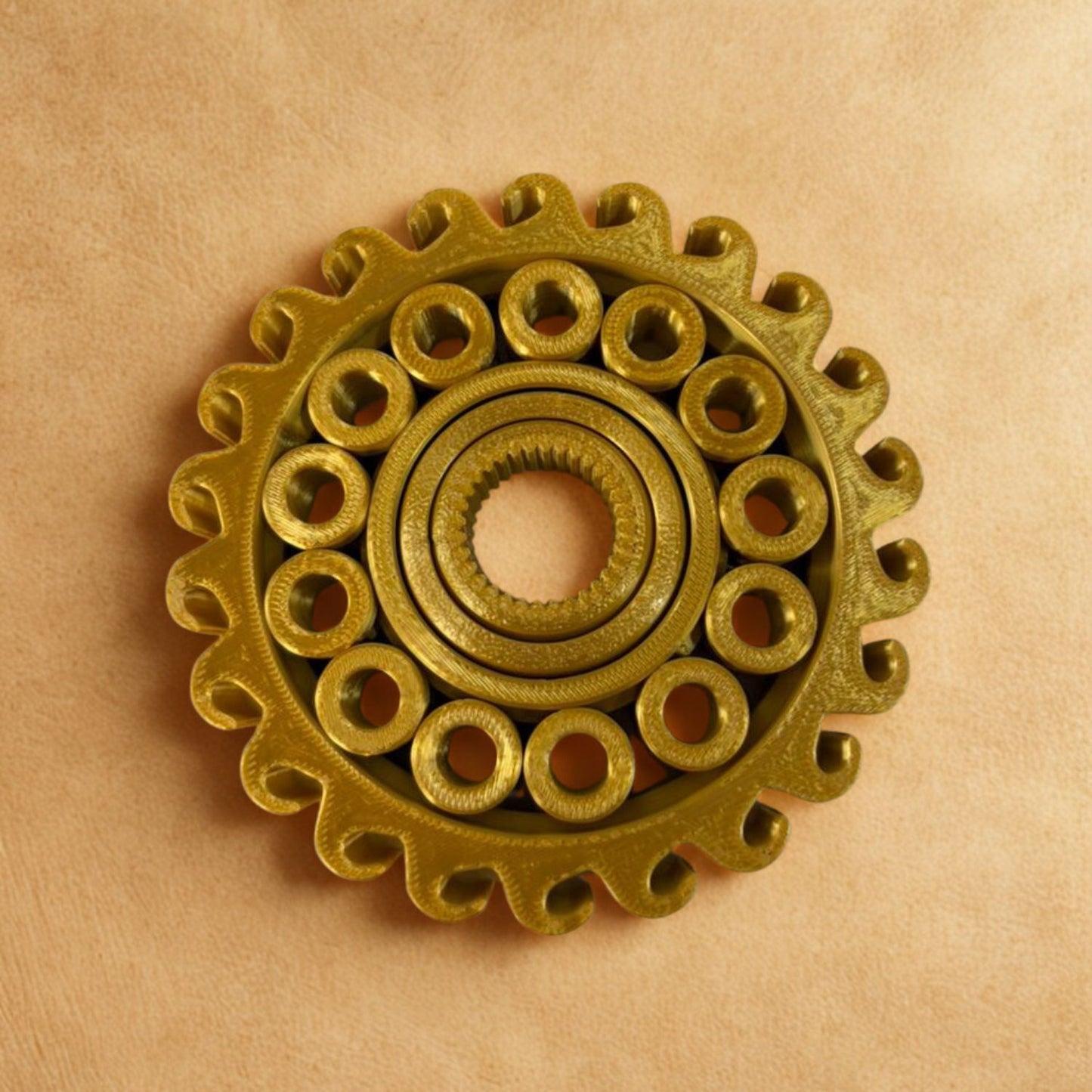 3D Printed Wave Gyro Heavy Duty Fidget Spinner