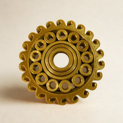 3D Printed Wave Gyro Heavy Duty Fidget Spinner