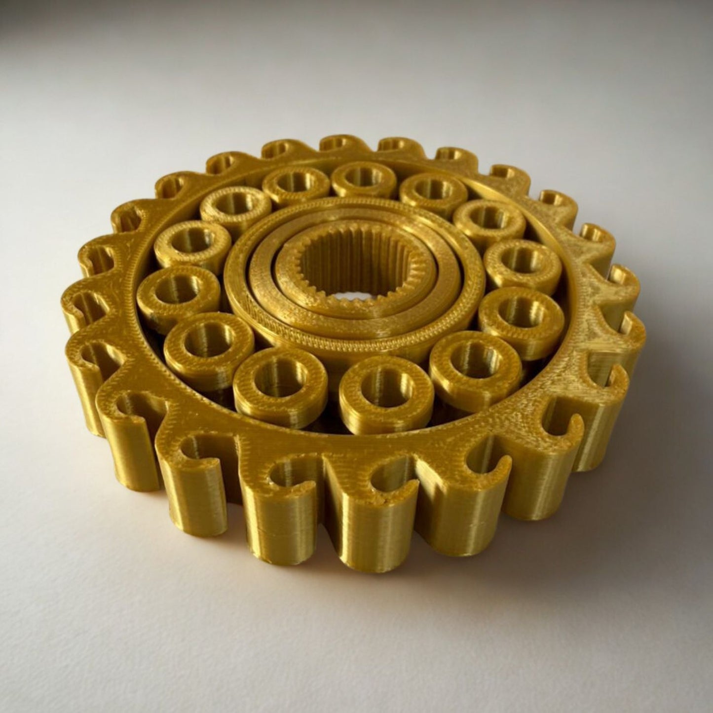 3D Printed Wave Gyro Heavy Duty Fidget Spinner