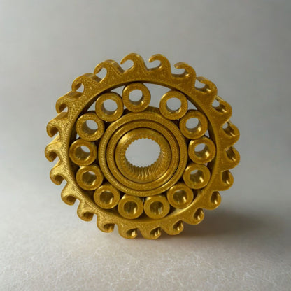 3D Printed Wave Gyro Heavy Duty Fidget Spinner