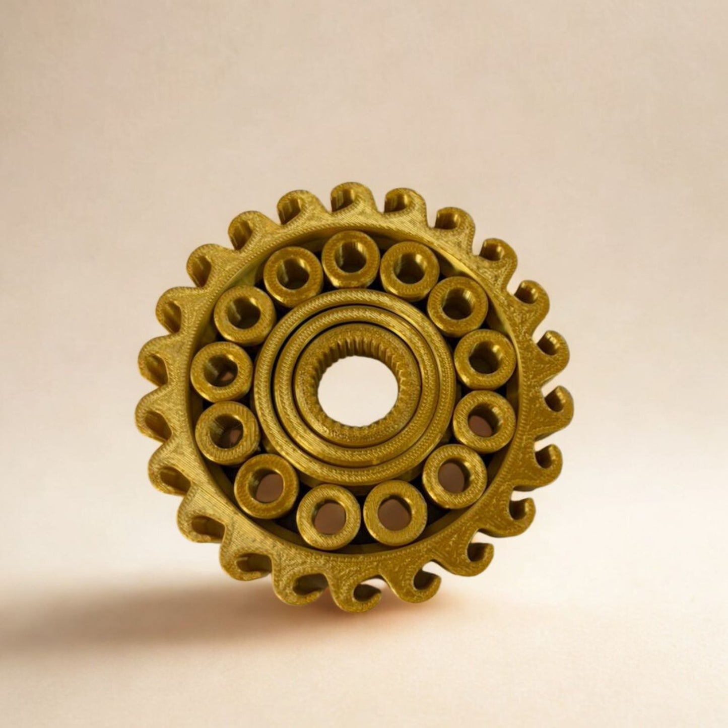 3D Printed Wave Gyro Heavy Duty Fidget Spinner