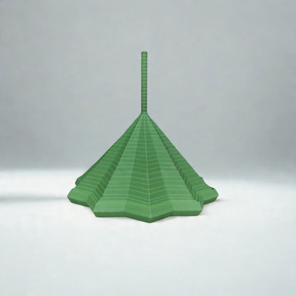 3D Printed Flexi Hex ASMR Oddly Satisfying Fidget green color