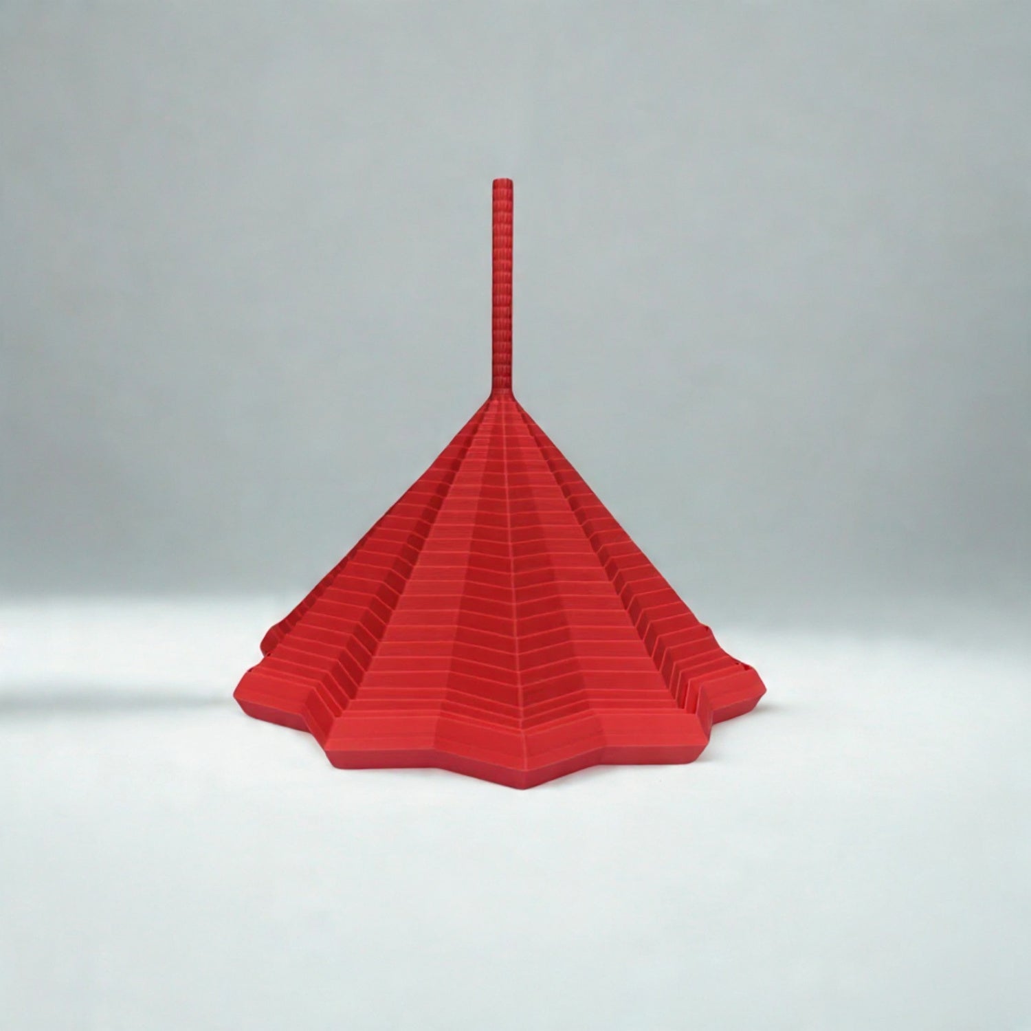 3D Printed Flexi Hex ASMR Oddly Satisfying Fidget red color