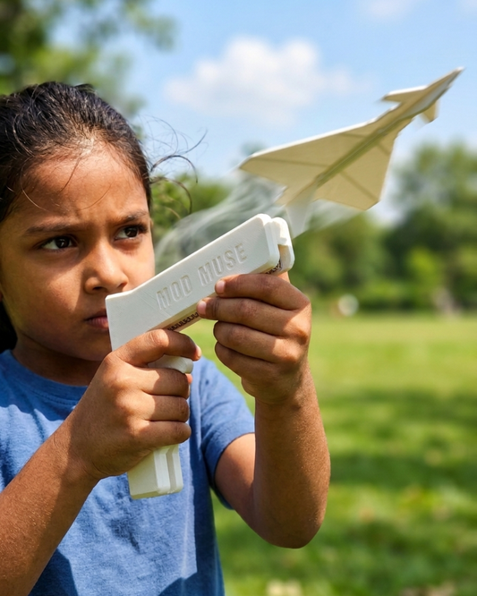 3D Printed Launcher and Glider Toy (2 Gliders)