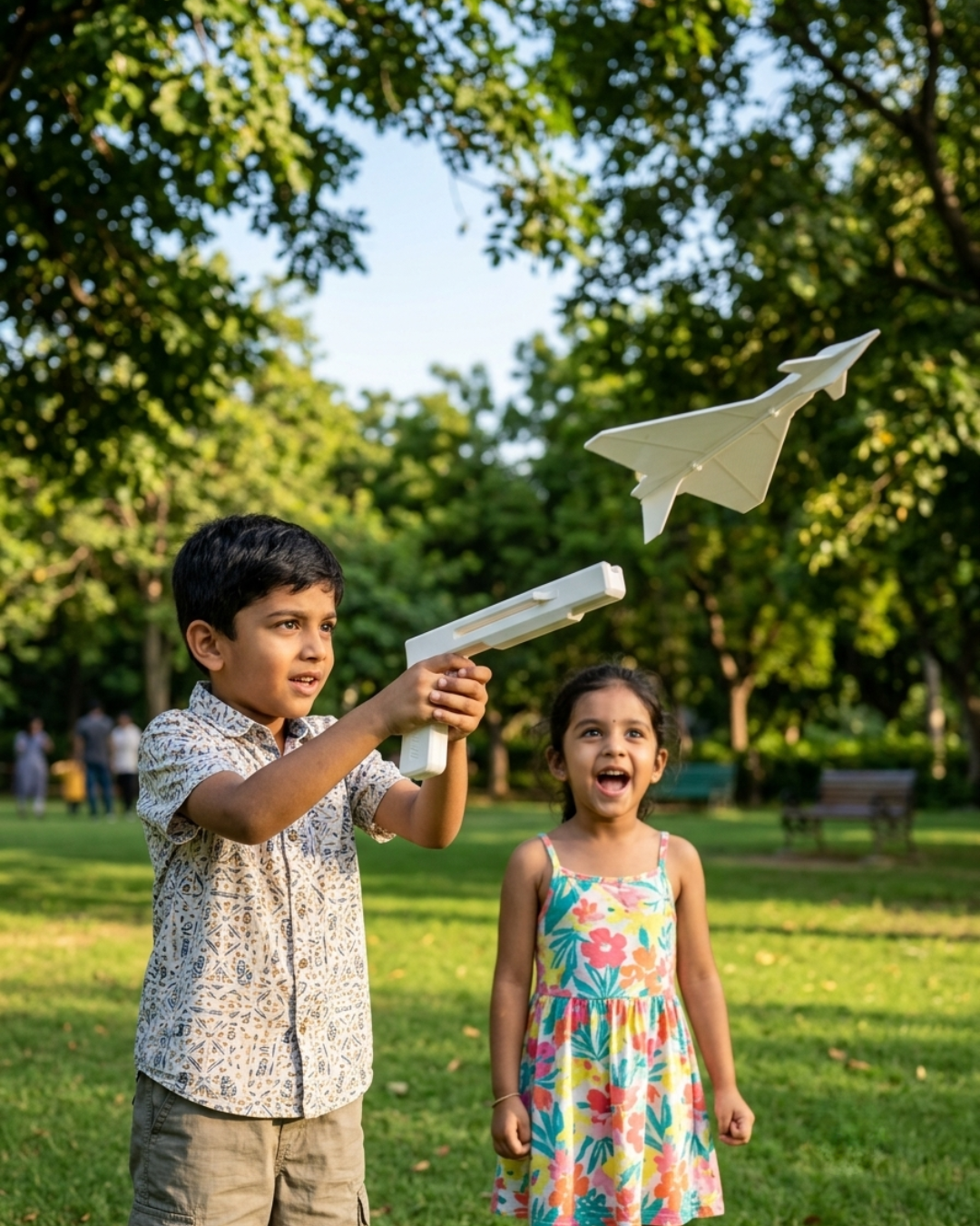 3D Printed Launcher and Glider Toy (2 Gliders)
