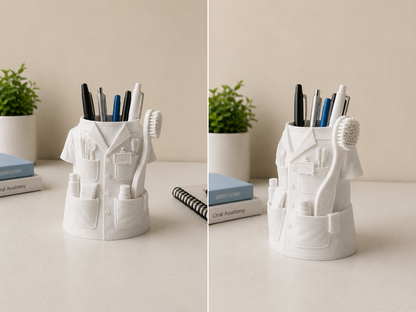 Dentist Pen Stand Holder | 3D Printed Desk Organizer for Dentists