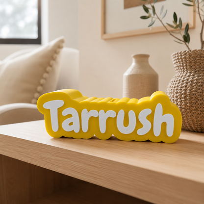 3D Printed Custom Name Piggy Bank