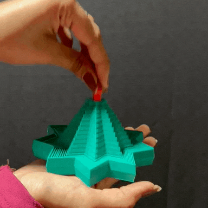 Collapsible Christmas Tree gif