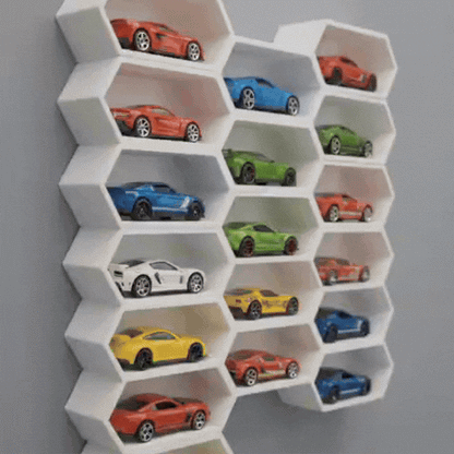 3D Printed Hot Wheels Honeycomb Stackable Organizer