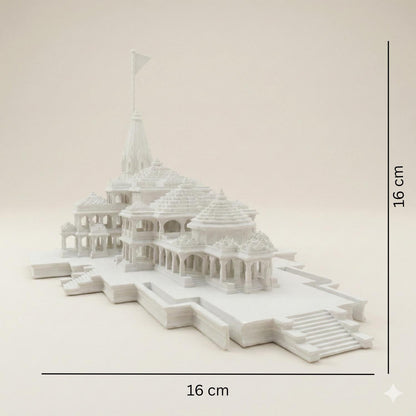 Ram Janmabhoomi Divya Mandir - Premium 3D Printed Ayodhya Temple