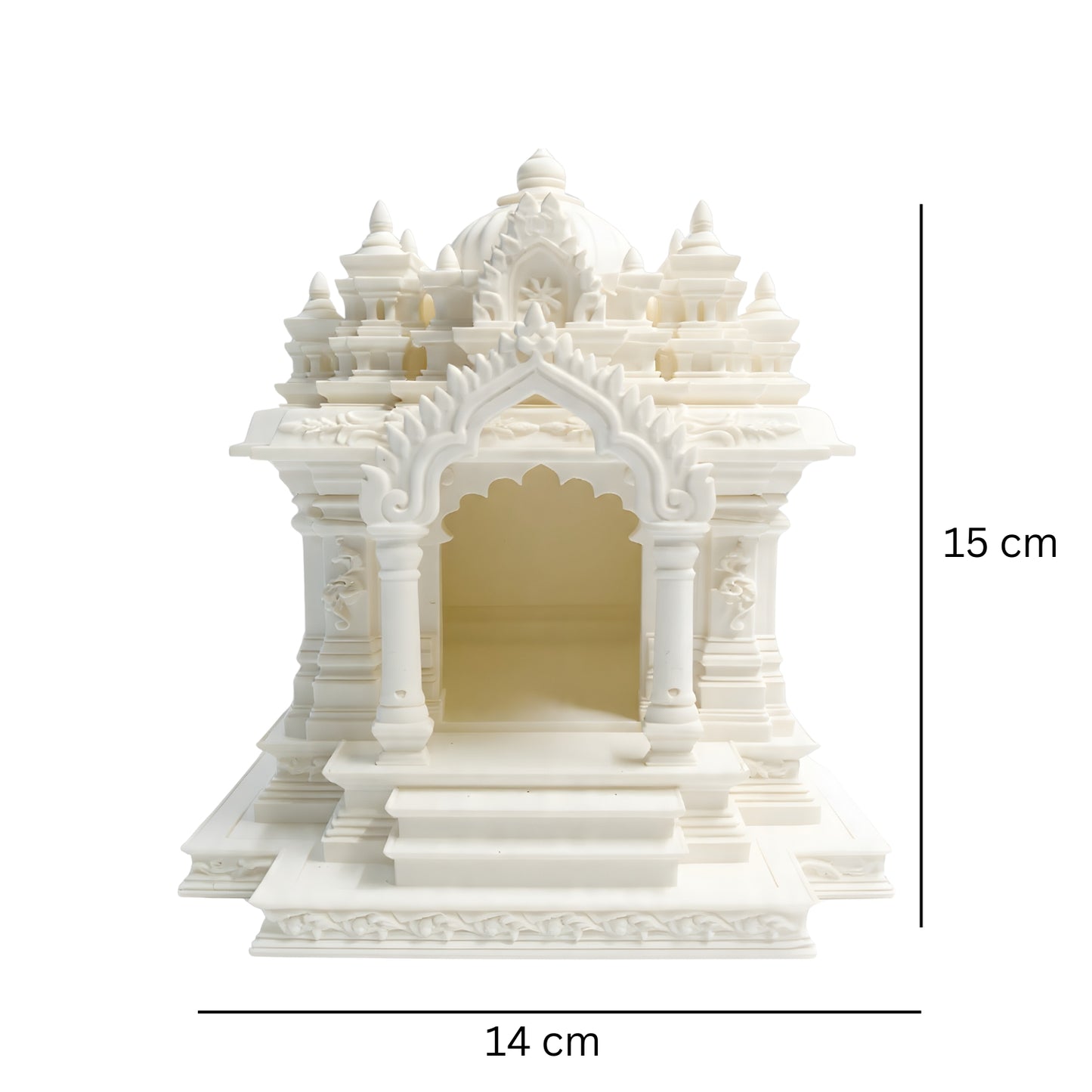 Shantam Griha Mandir - Elegant 3D Printed Home Temple