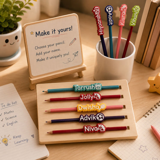 3D Printed Personalized Name Pencil Toppers