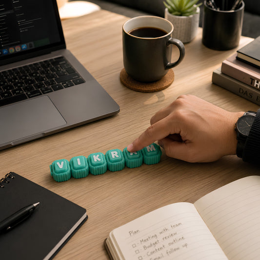 3D Printed Personalised Flexi Name Clicker