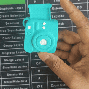 Instax Keychain | Mini Camera Inspired Keychain for Photography Lovers