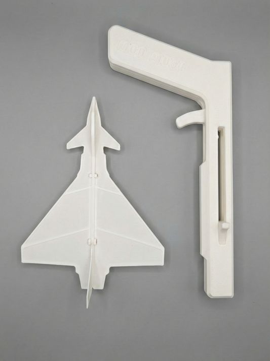 3D Printed Launcher and Glider Toy (2 Gliders)